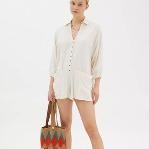 UO Benni Long Sleeve Romper